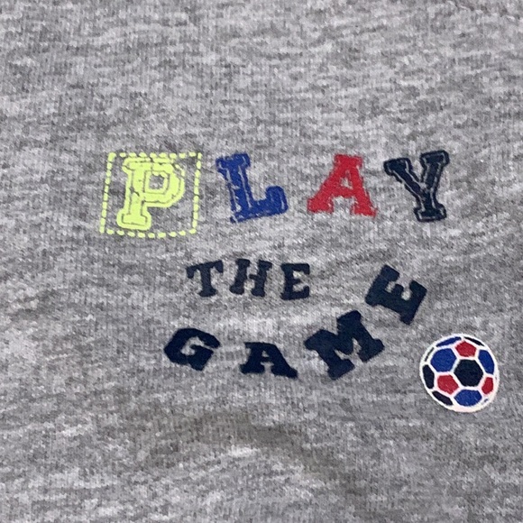 Sweet Child of Mine Navy Onesie Bodysuit & Gray Sweatpants in size 18-24M - Picture 6 of 8